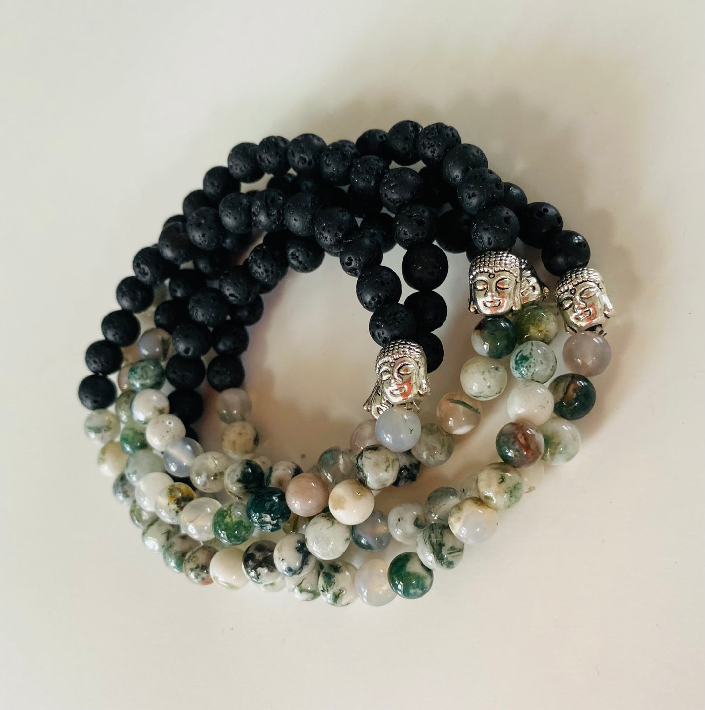 Tree Agate diffuser bracelet